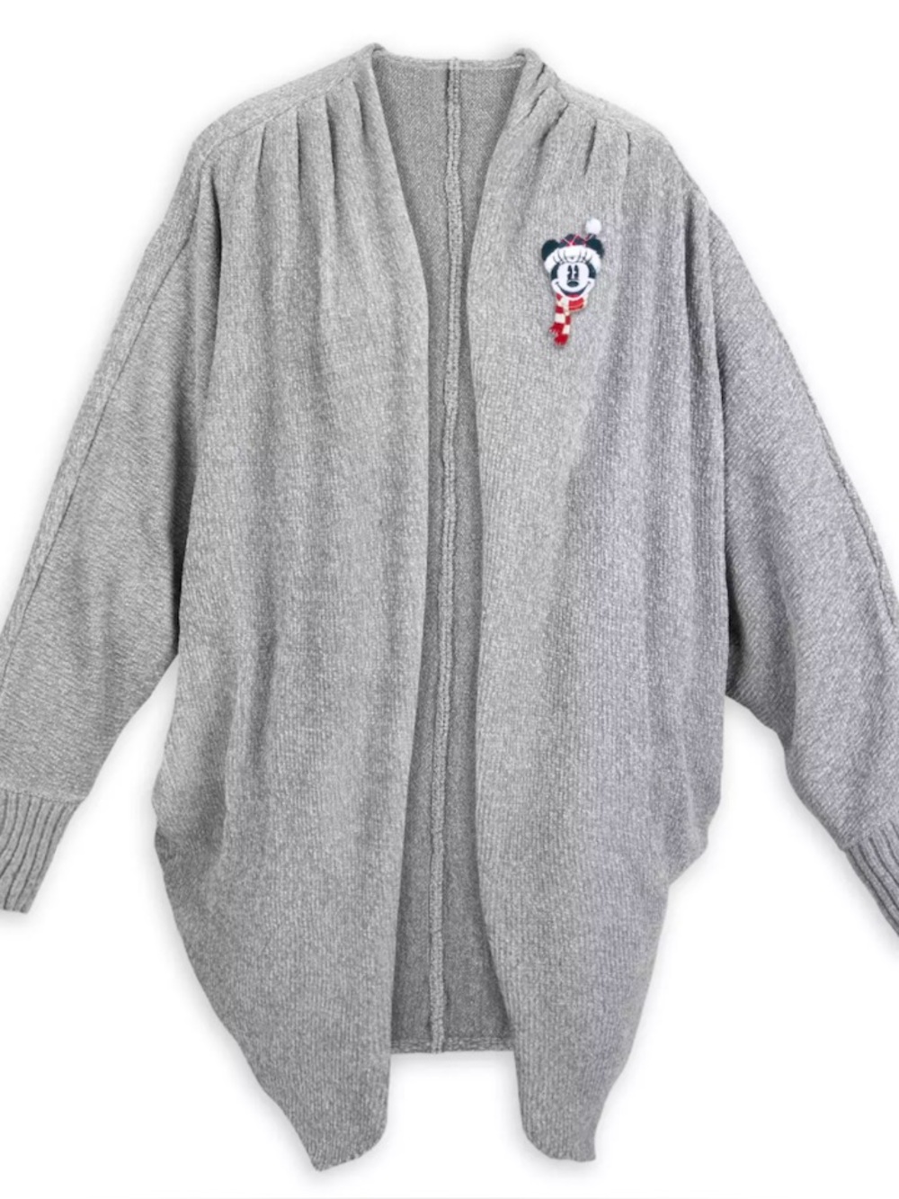 Disney Minnie Mouse Gray Cozy Jacket Size M